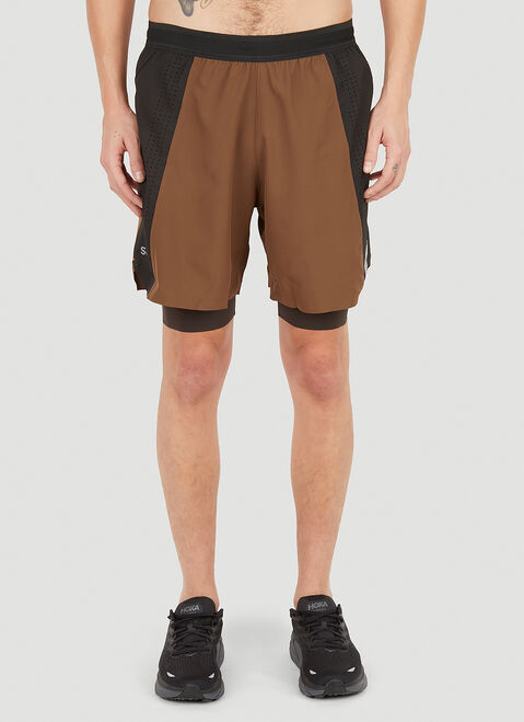 SOAR Three Season Track Shorts Brown soa0150004