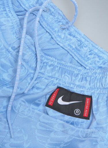 Nike x Martine Rose Logo Motif Track Shorts Blue nik0362109