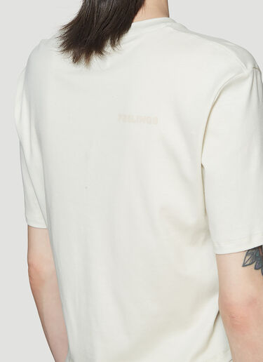 Roni Ilan Cropped T-Shirt Beige ron0236004
