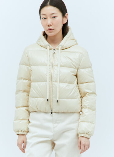 Moncler 바야르 쇼트 다운 재킷 베이지 mon0258004