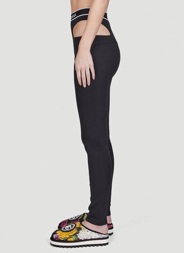 Dolce & Gabbana Cut Out Leggings Black dol0250006