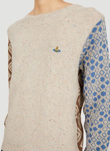 Last Patched Sweater Vivienne Westwood Last Patched Sweater Brown vvw0151012