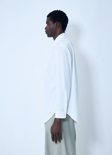 Button-Down Shirt Balenciaga Button-Down Shirt White bal0162007