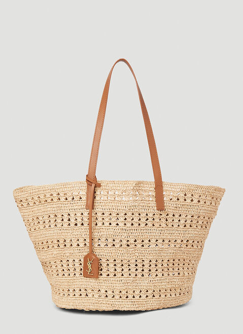 Bottega Veneta Panier Tote Bag White bov0255056