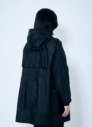 Prada Re-Nylon Hooded Jacket Black pra0260009