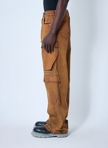 Rick Owens DRKSHDW Double Cargo Jumbo Belas Jeans Orange drk0160005