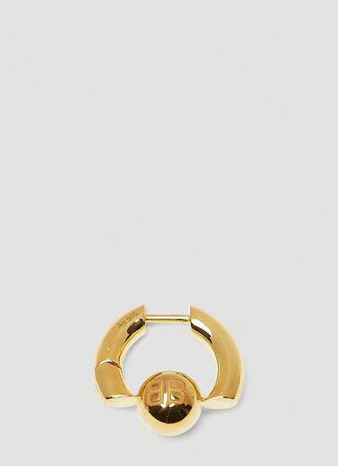 Balenciaga Cut XS Hoop Earring Gold bal0149074