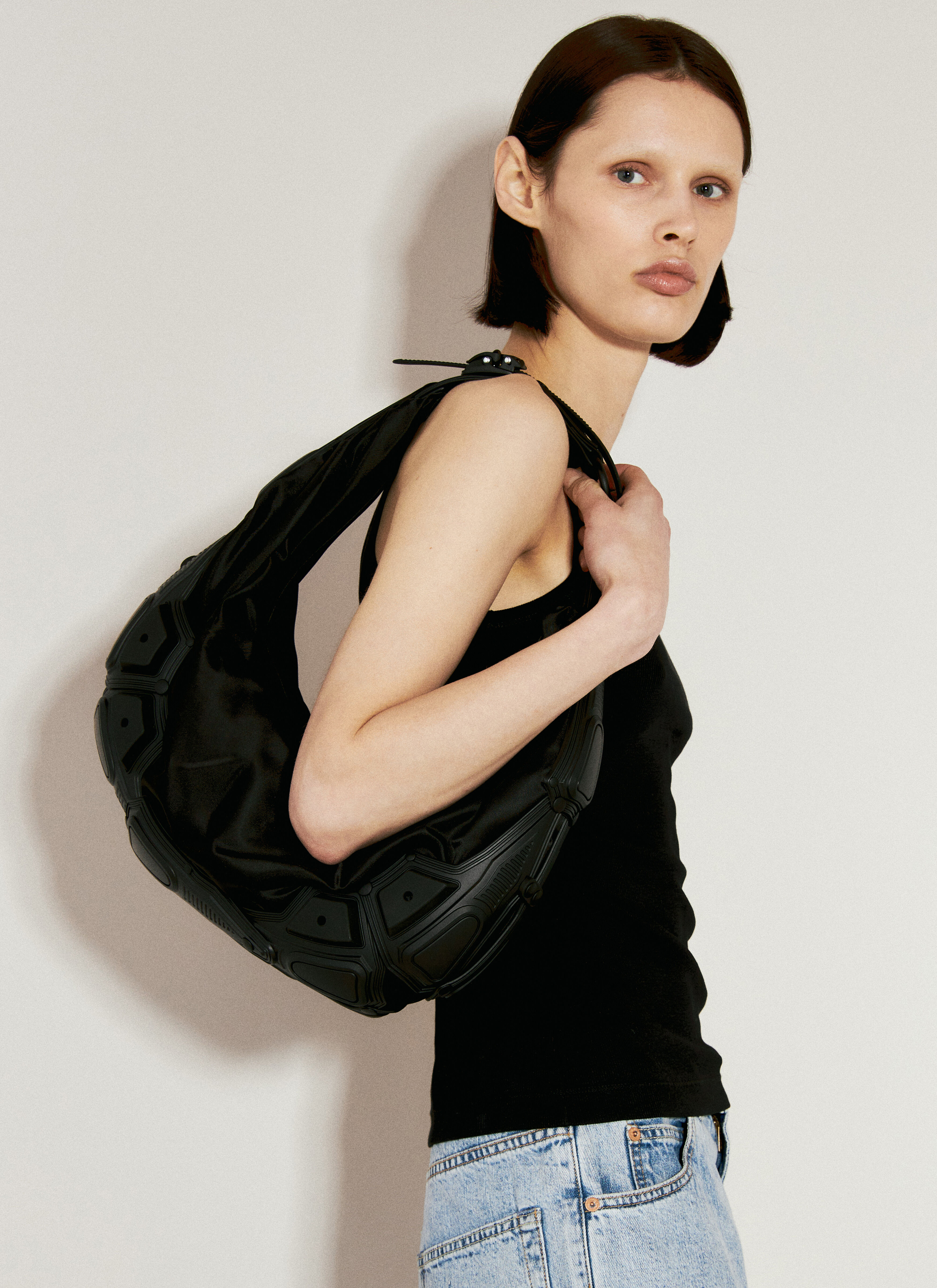 Innerraum Women's' Object M03 Half Moon Bag in Black | LN-CC®