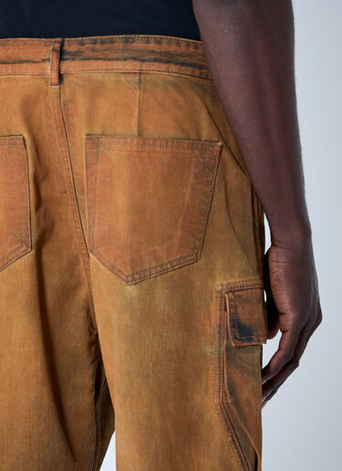 Rick Owens DRKSHDW Double Cargo Jumbo Belas Jeans Orange drk0160005