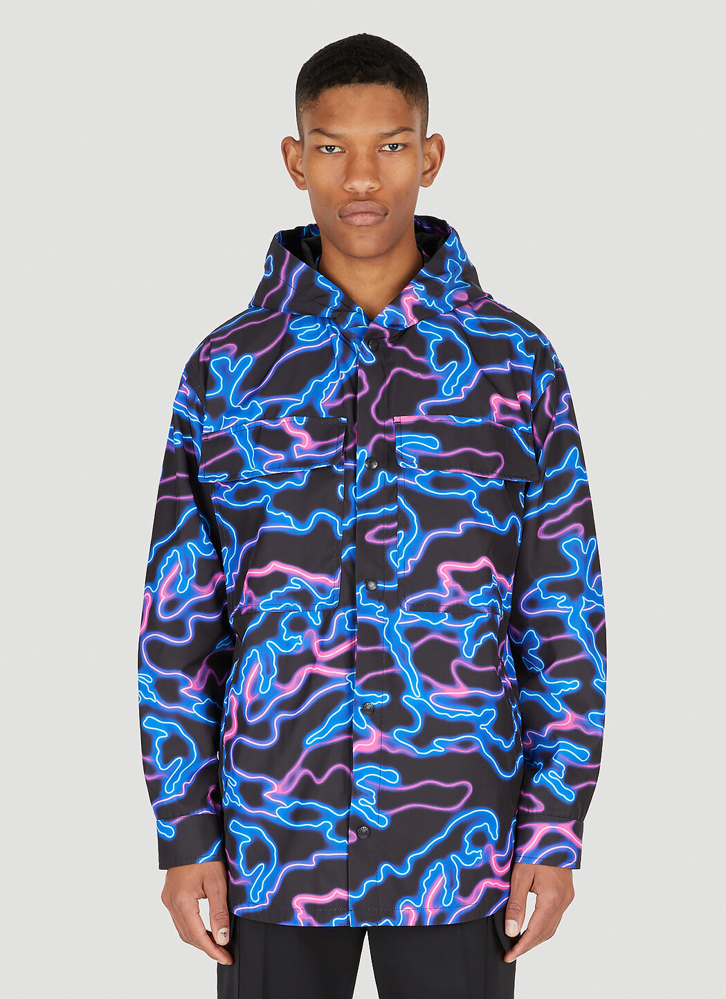 Neon camo jacket sale