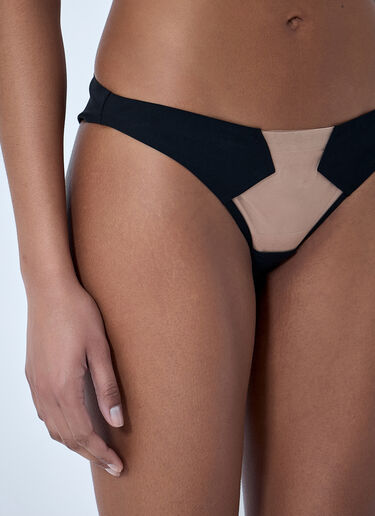 Rick Owens Paneled Bikini Briefs Black ric0264002