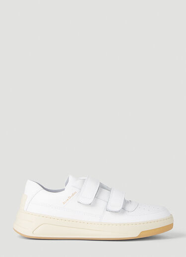 Acne Studios Touch-Strap Sneakers White acn0251002