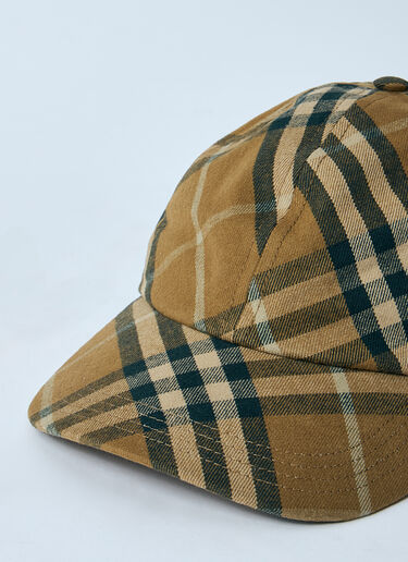 Burberry 格纹棉质棒球帽 棕色 bur0358002