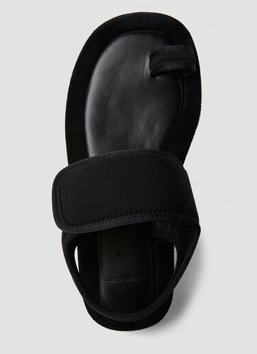 フラットフォームサンダル WARDROBE.NYC フラットフォームサンダル ブラック war0249006