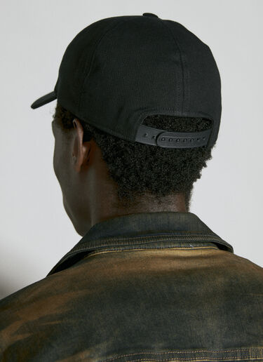 牛仔布棒球帽 Rick Owens DRKSHDW 牛仔布棒球帽 黑色 drk0154022
