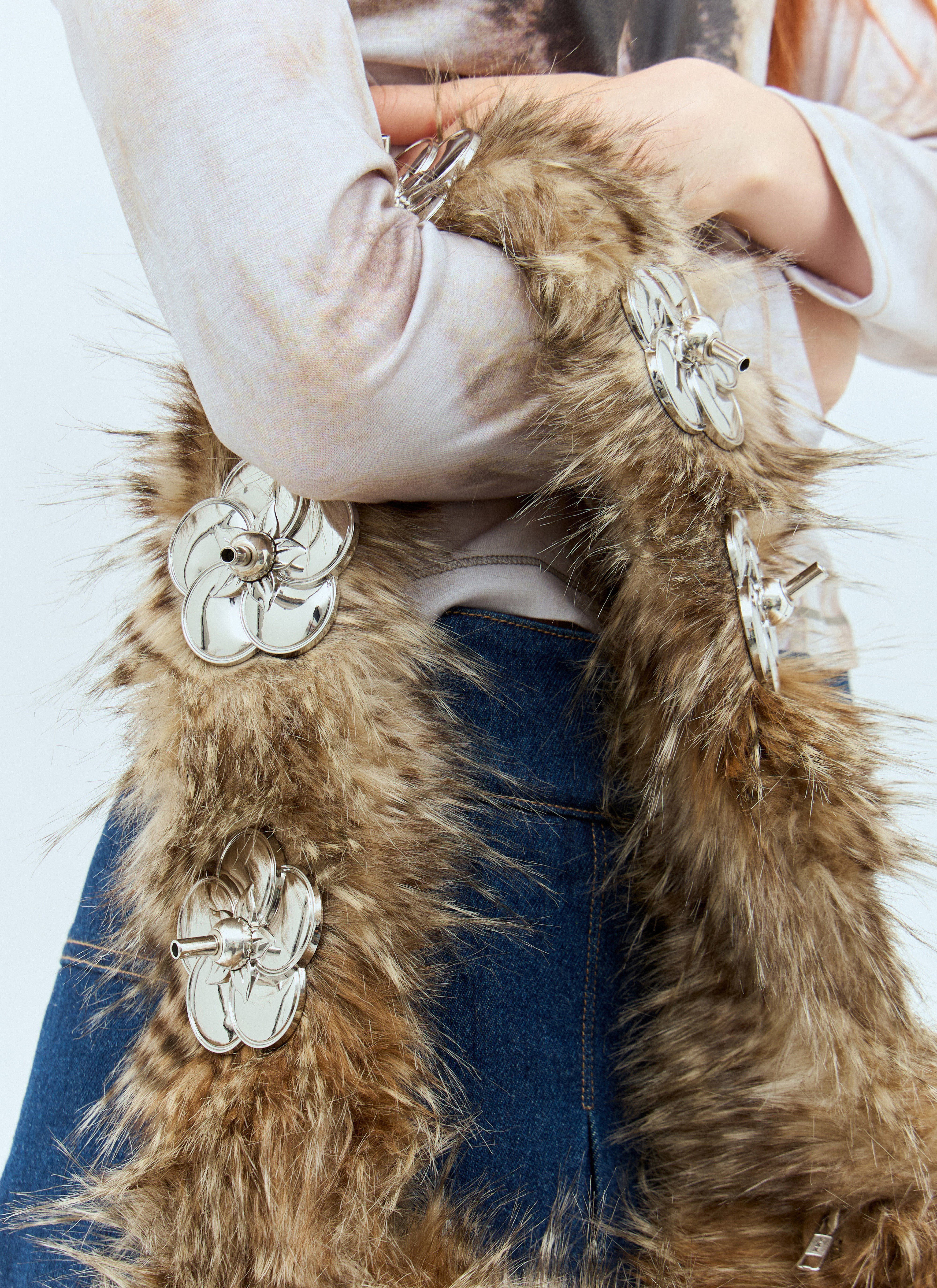 Faux fur shoulder bag hotsell