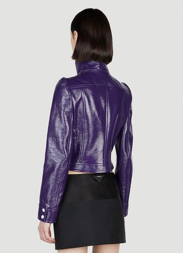 Courrèges Vinyl Reedition Jacket Purple cou0252004