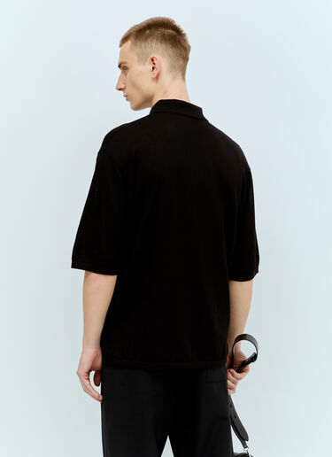 Lemaire 针织短袖衬衫  黑色 lem0156013