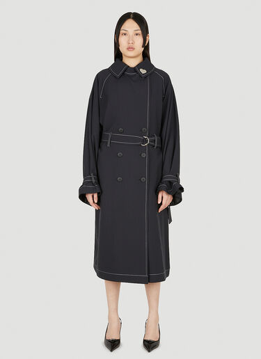 Ester Manas Oversize Trench Coat Black est0248006