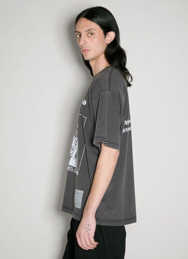 Yohji Yamamoto x Neighborhood ロゴプリントTシャツ  グレー yoy0156021