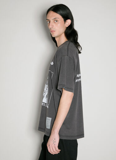 Logo Print T-Shirt Yohji Yamamoto x Neighborhood Logo Print T-Shirt Grey yoy0156021