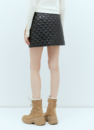 Moncler 퀼팅 마감 미니스커트 블랙 mon0257033
