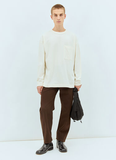 Lemaire 긴팔 티셔츠  크림 lem0158010