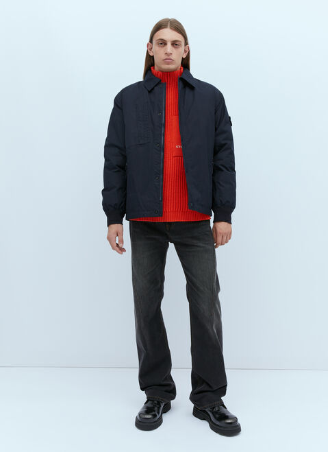 Dries Van Noten Real Down Jacket Blue dvn0154003