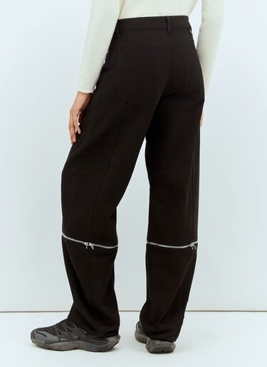 Moncler x Willow Smith Zip Panels Jeans Black mwi0258011