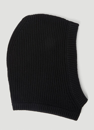 Rick Owens Knit Balaclava Black ric0253028