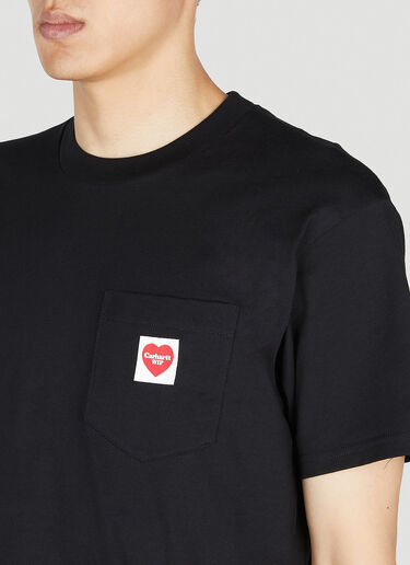 Carhartt WIP Pocket Heart T-Shirt Black wip0153015
