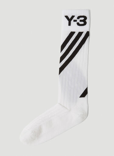 Y-3 Three Stripe Socks White yyy0147038