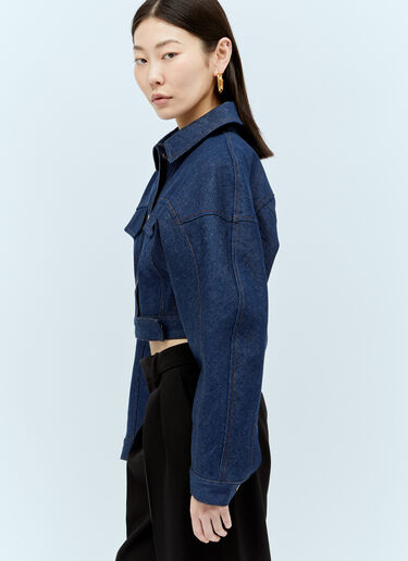 Jacquemus La Veste De-Nîmes Obra Denim Jacket Blue jac0256024