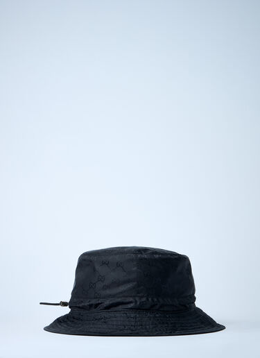 Gucci Logo Motif Bucket Hat Black guc0261046
