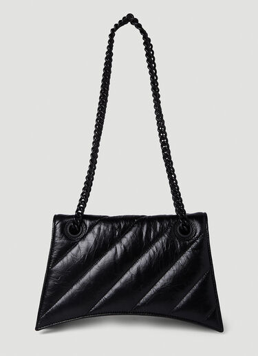Balenciaga 크러시 체인 스몰 숄더백 블랙 bal0250055