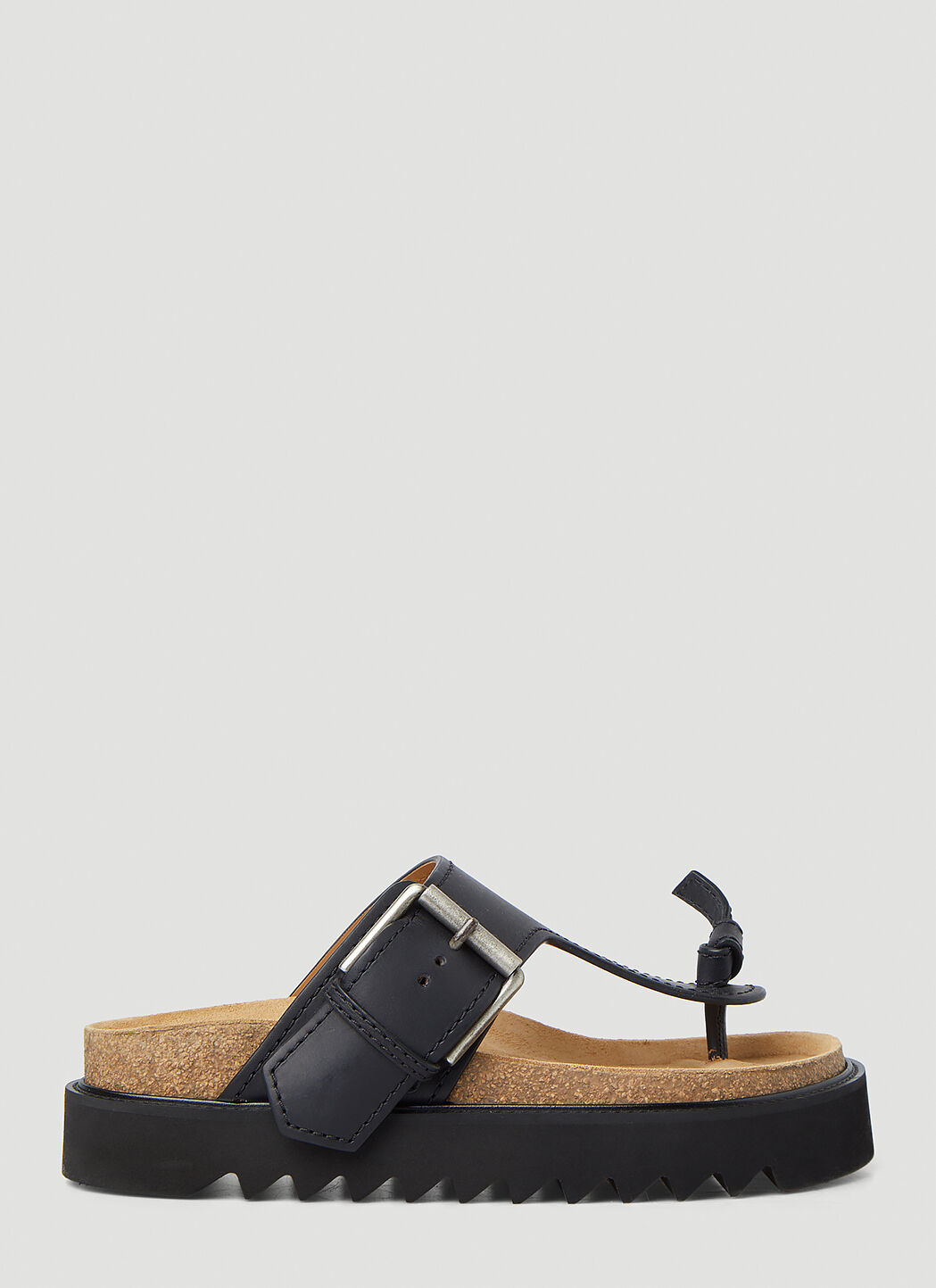 Acne Studios Platform Flip Flops in Black LN CC