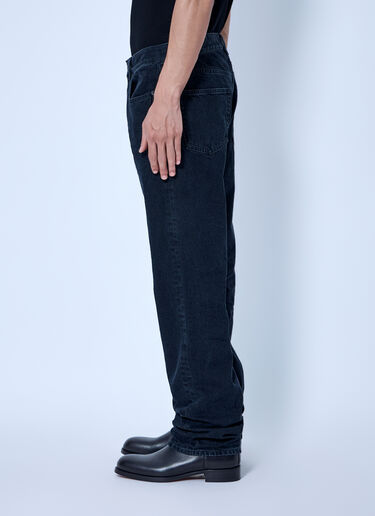 LN-CC® - Saint Laurent: Relax Tapered Jeans - Black Saint Laurent Relax Tapered Jeans Black sla0166003