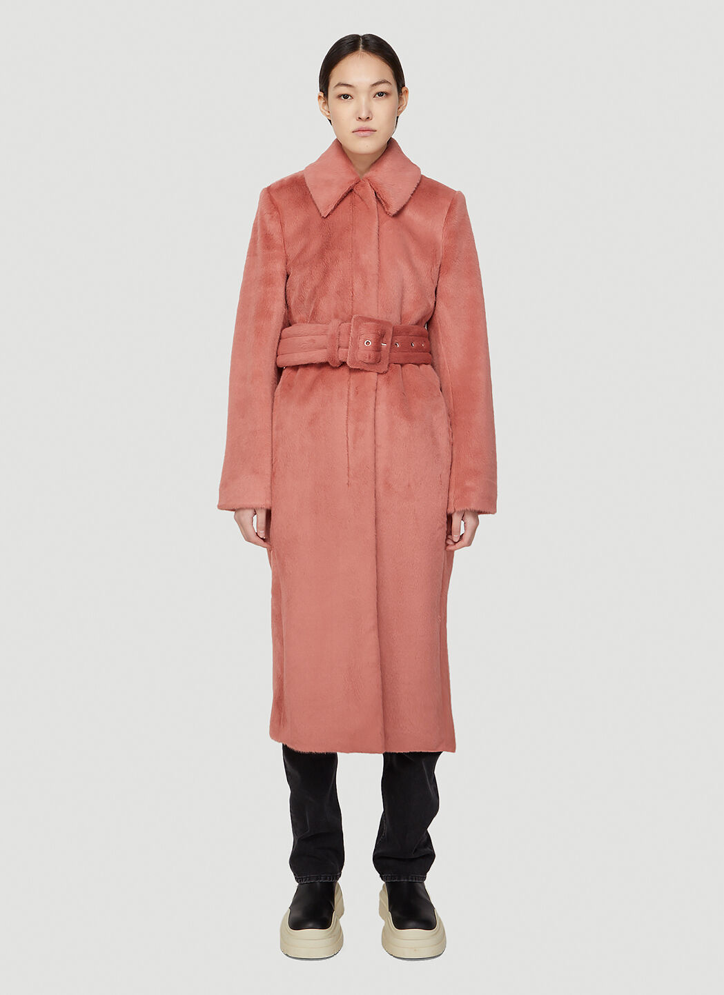 Acne studios hotsell faux fur coat