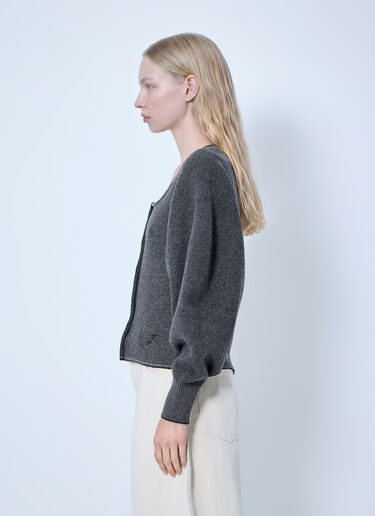 LN-CC® - Jacquemus: Le Cardigan Tempo - Dark Grey Jacquemus Le Cardigan Tempo Dark Grey jac0266013
