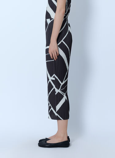 LN-CC® - Pleats Please Issey Miyake: Fold Line Skirt - Black Pleats Please Issey Miyake Fold Line Skirt Black plp0266020