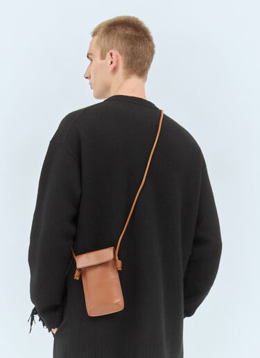 Dries Van Noten 皮革手机套 米色 dvn0158040