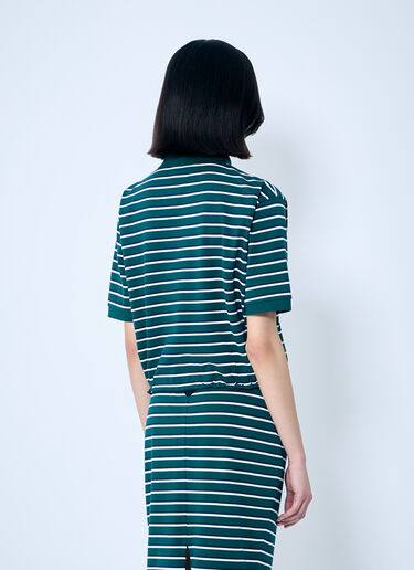 Prada 条纹 Polo 衫 绿色 pra0260017