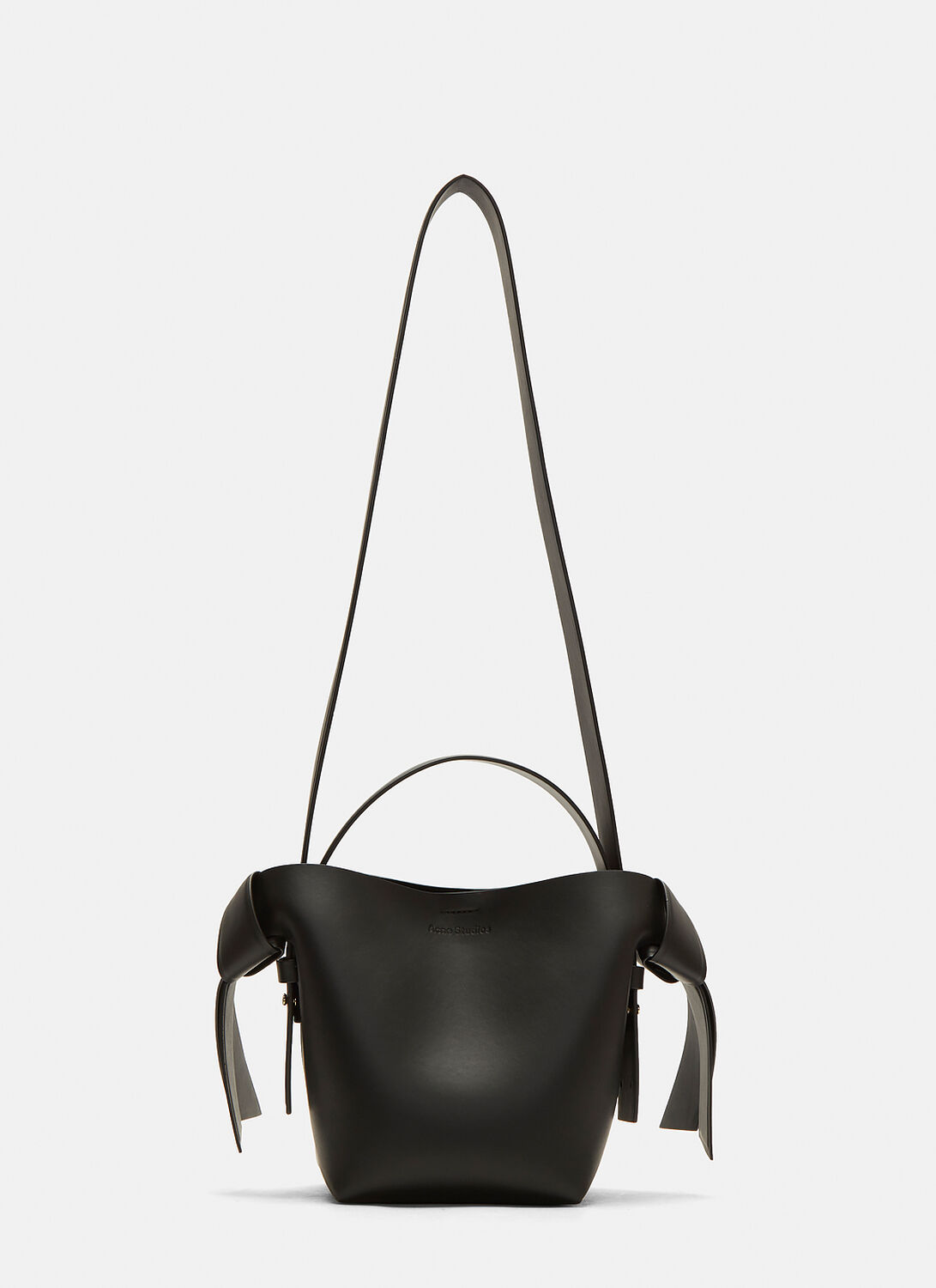 Acne Studios Musubi Mini Shoulder Bag In Black