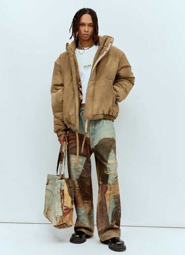 Acne Studios 徽标单肩托特包 棕色 acn0156023