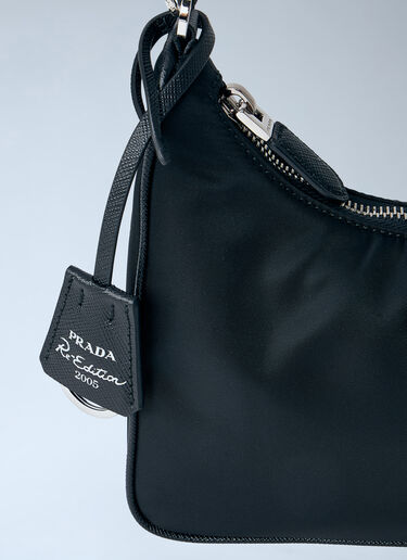 LN-CC® - Prada: Re-Nylon and Saffiano Re-Edition 2005 Mini Bag - Black Prada Re-Nylon and Saffiano Re-Edition 2005 Mini Bag Black pra0263021