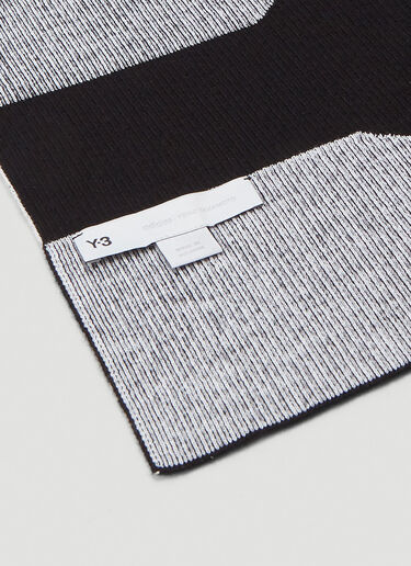 Y-3 Logo Jacquard Scarf Black yyy0345005