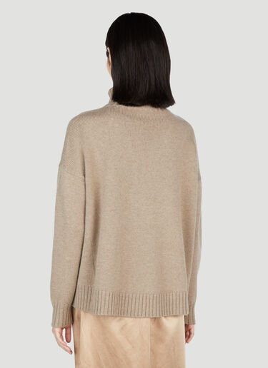 Max Mara Gianna Turtleneck Sweater Beige max0254073