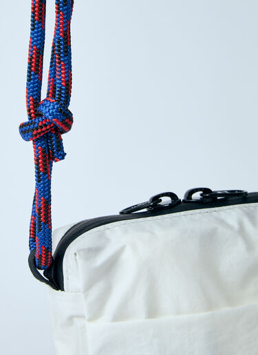Western Hydrodynamic Research Logo Patch Sling Crossbody Bag White whr0156011