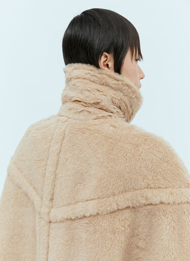 フード付きテディブルゾンケープ Max Mara フード付きテディブルゾンケープ ベージュ max0254080