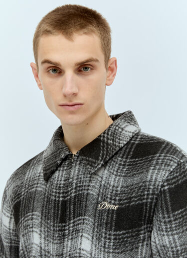 Dime Wave Plaid Jacket Black dmt0154001